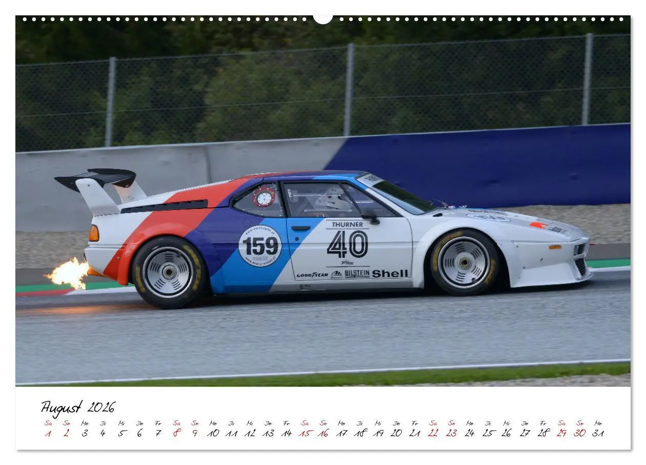 Bild: 9783457618318 | BMW M1 Procar (Wandkalender 2026 DIN A2 quer), CALVENDO Monatskalender