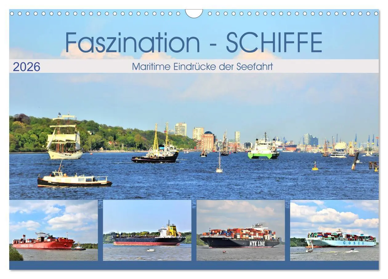 Cover: 9783457858318 | Faszination - SCHIFFE (Wandkalender 2026 DIN A3 quer), CALVENDO...