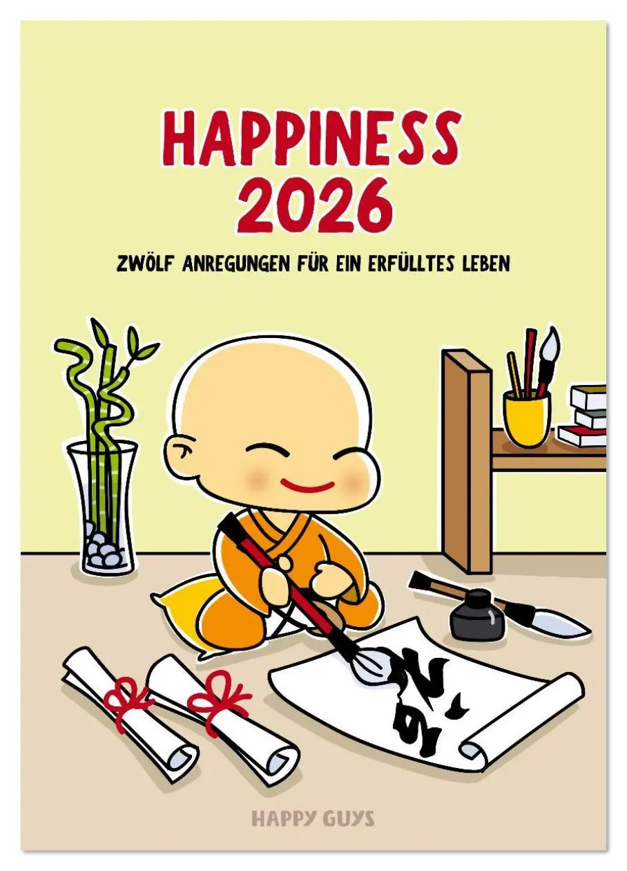 Cover: 9783516638318 | Happiness 2026 (Wandkalender 2026 DIN A3 hoch), CALVENDO...