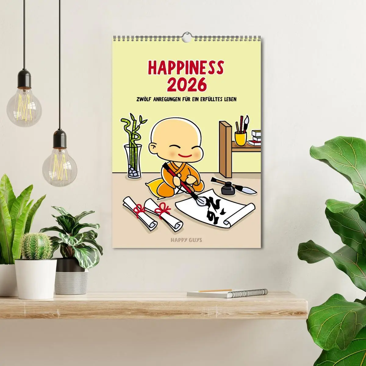 Bild: 9783516638318 | Happiness 2026 (Wandkalender 2026 DIN A3 hoch), CALVENDO...