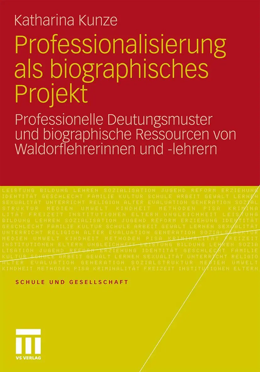 Cover: 9783531178318 | Professionalisierung als biographisches Projekt | Katharina Kunze