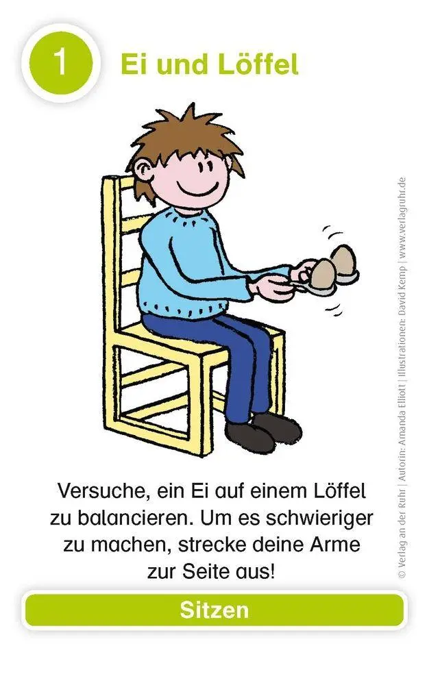 Bild: 9783834668318 | Mitmach-Motorik: Kartenset mit 50 Übungen zur Förderung der...