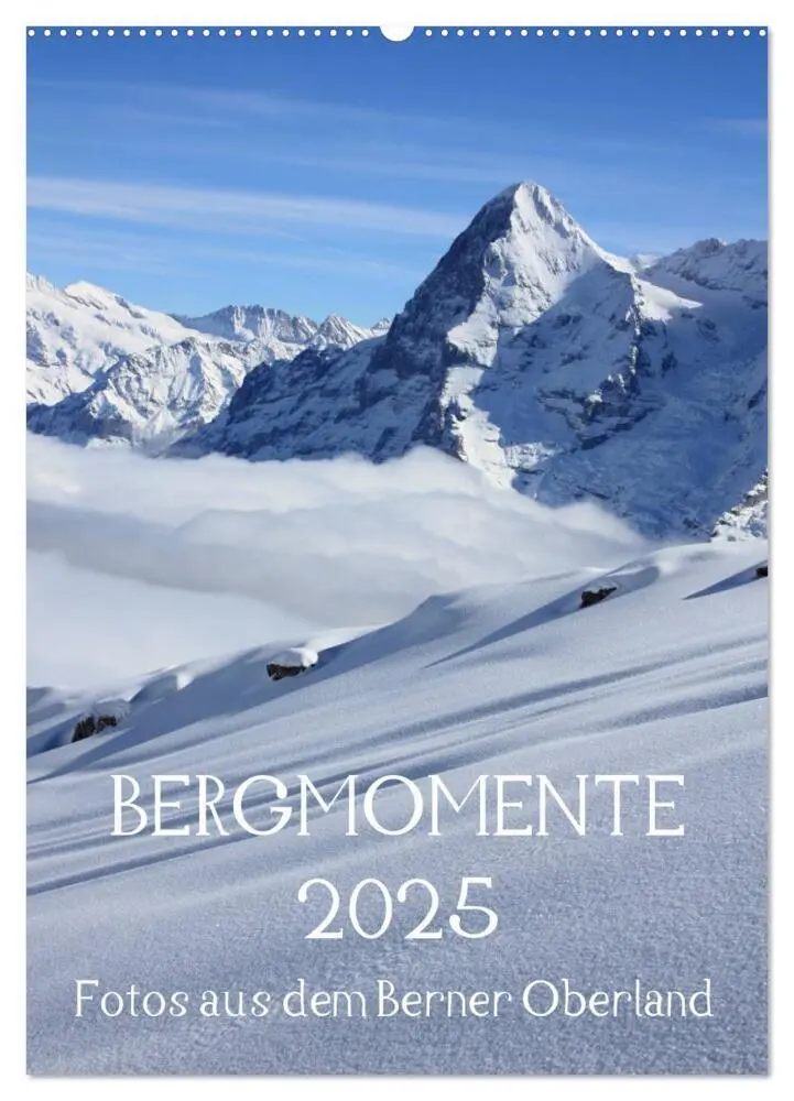 Cover: 9783435998418 | Bergmomente (Wandkalender 2025 DIN A2 hoch), CALVENDO Monatskalender