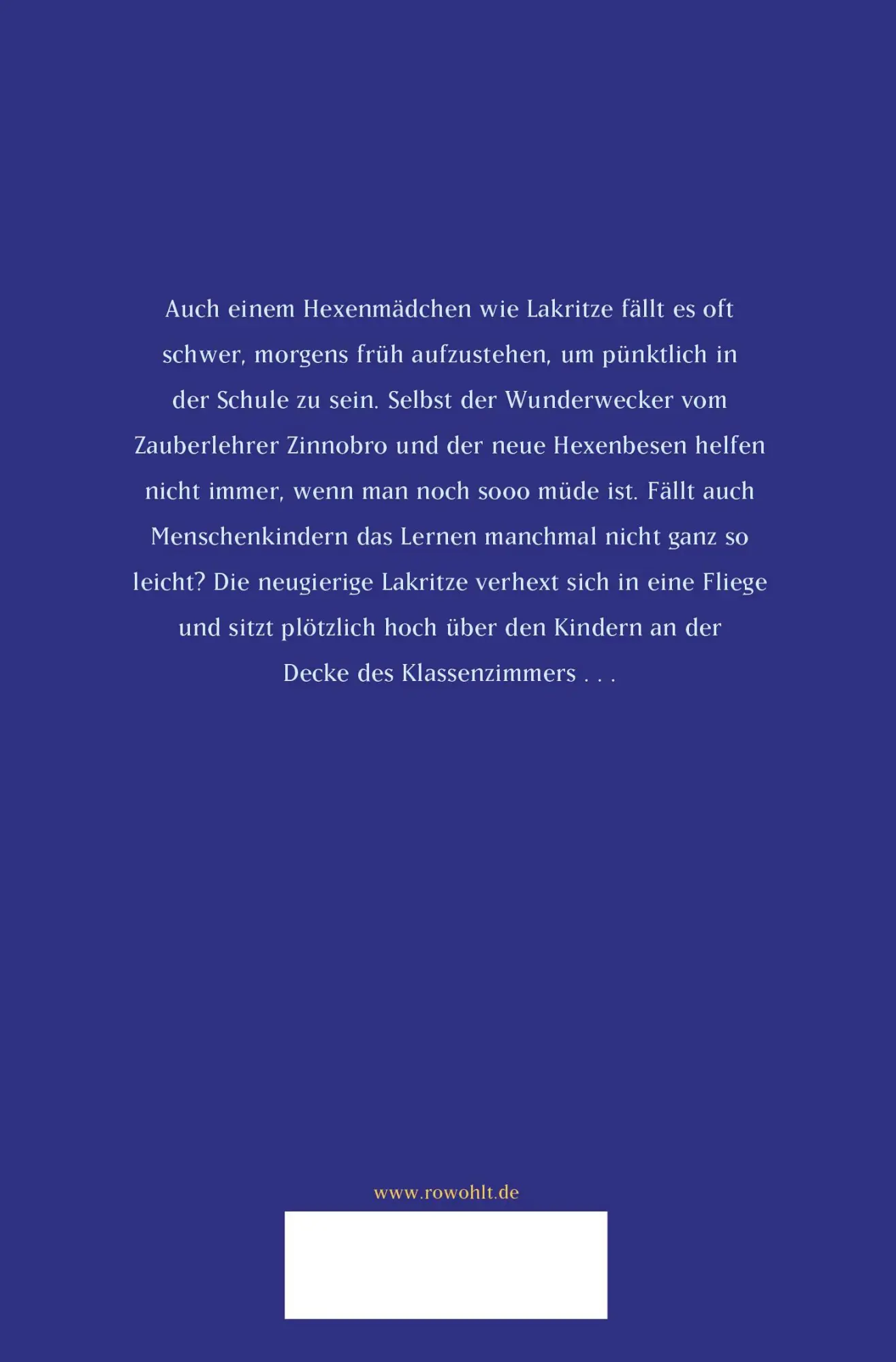 Rückseite: 9783733508418 | Hexe Lakritze | Eveline Hasler | Taschenbuch | 96 S. | Deutsch | 2024
