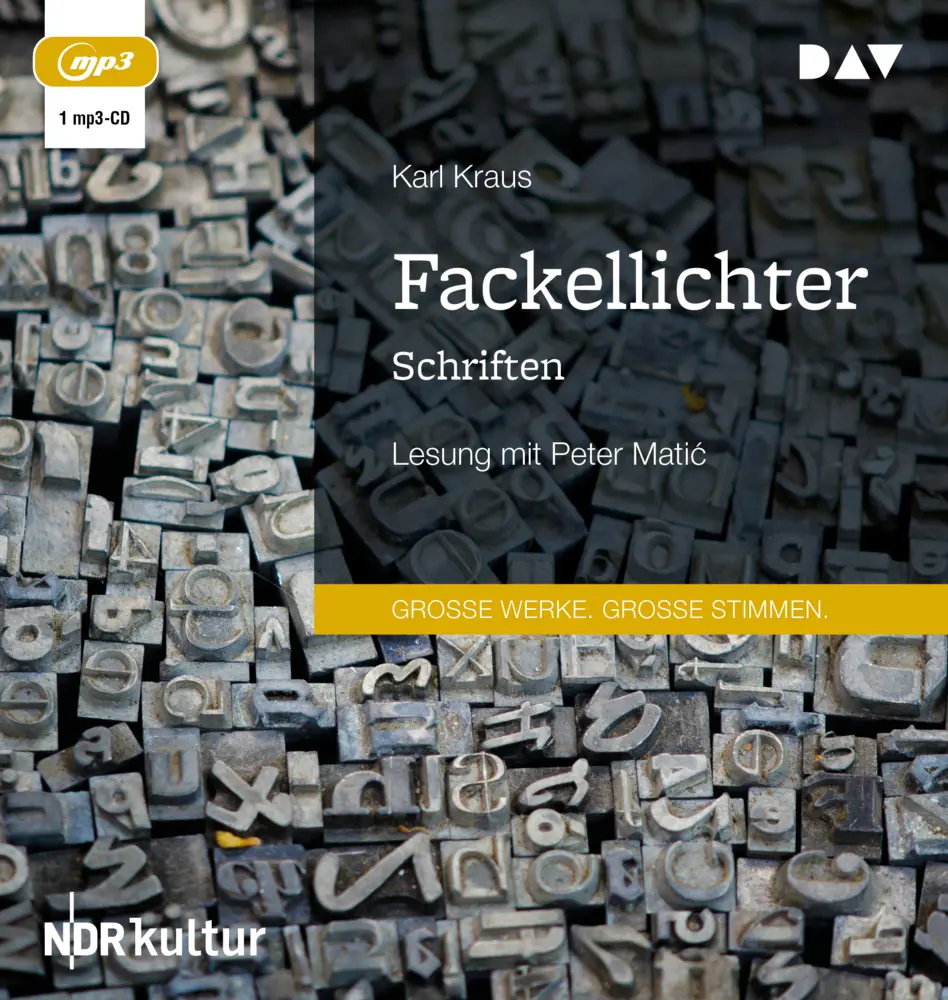 Cover: 9783742418418 | Fackellichter. Schriften, 1 Audio-CD, 1 MP3 | Karl Kraus | Audio-CD