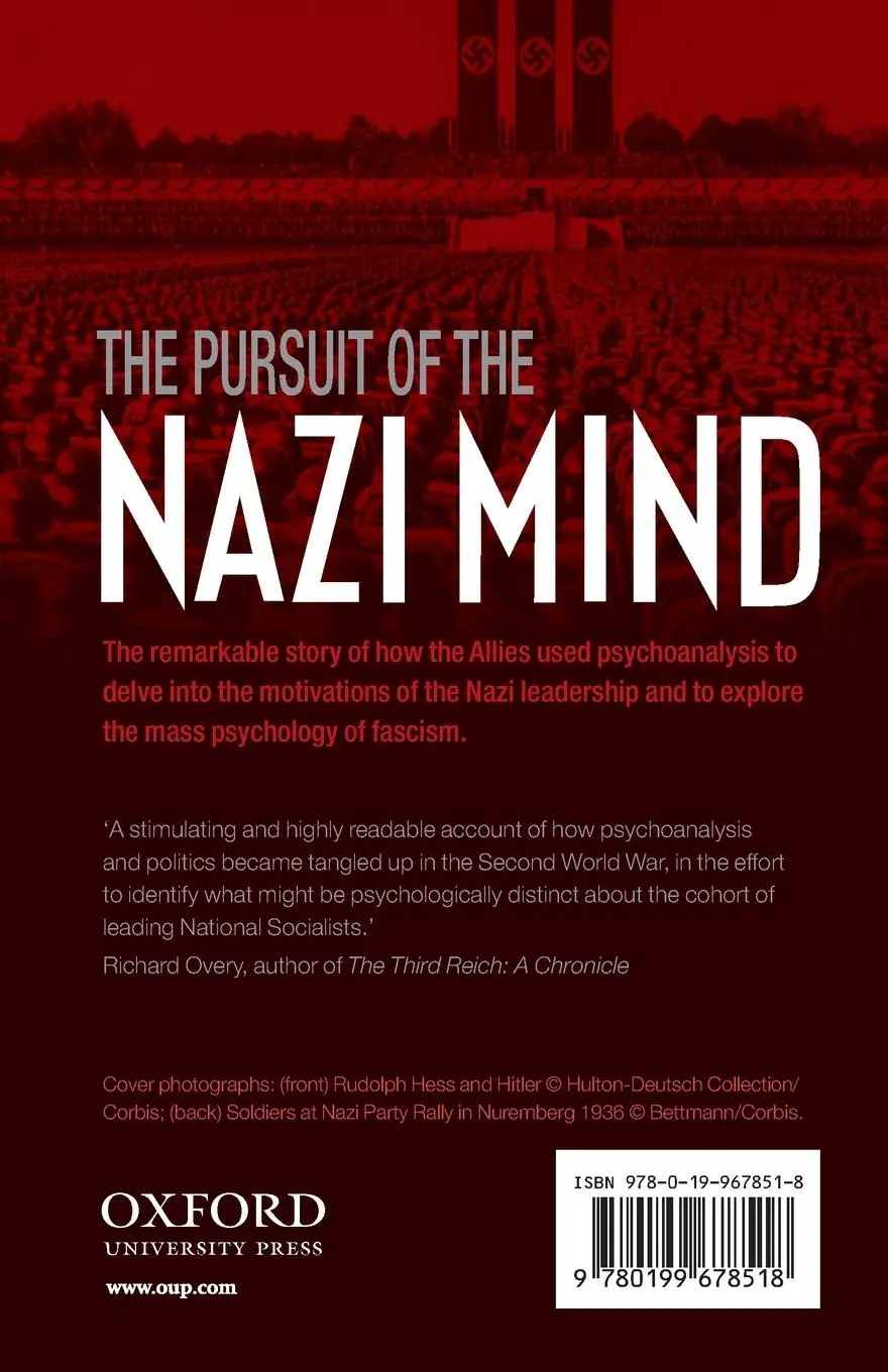 Rückseite: 9780199678518 | Pursuit of the Nazi Mind | Hitler, Hess, and the Analysts | Pick
