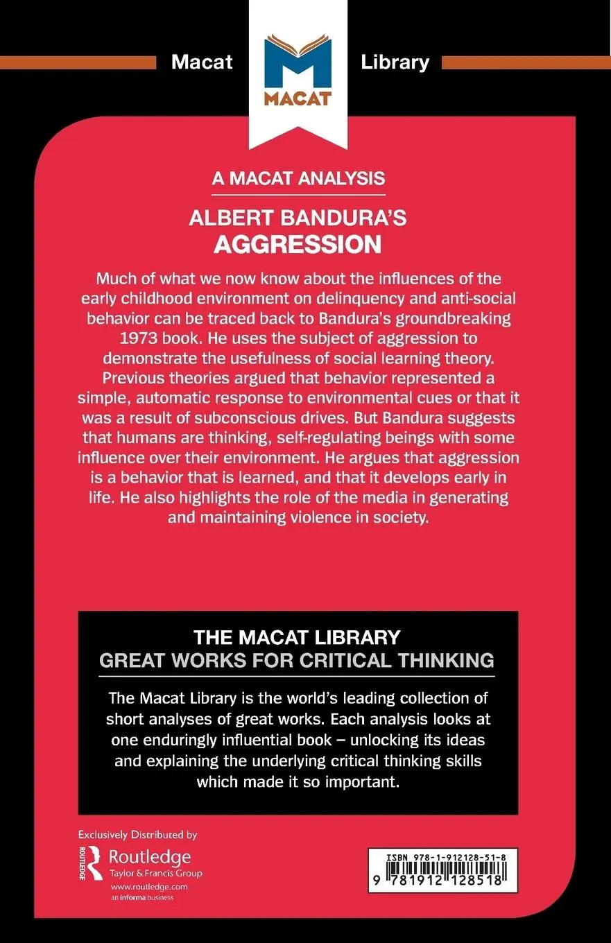 Rückseite: 9781912128518 | An Analysis of Albert Bandura's Aggression | Jacqueline Allan | Buch