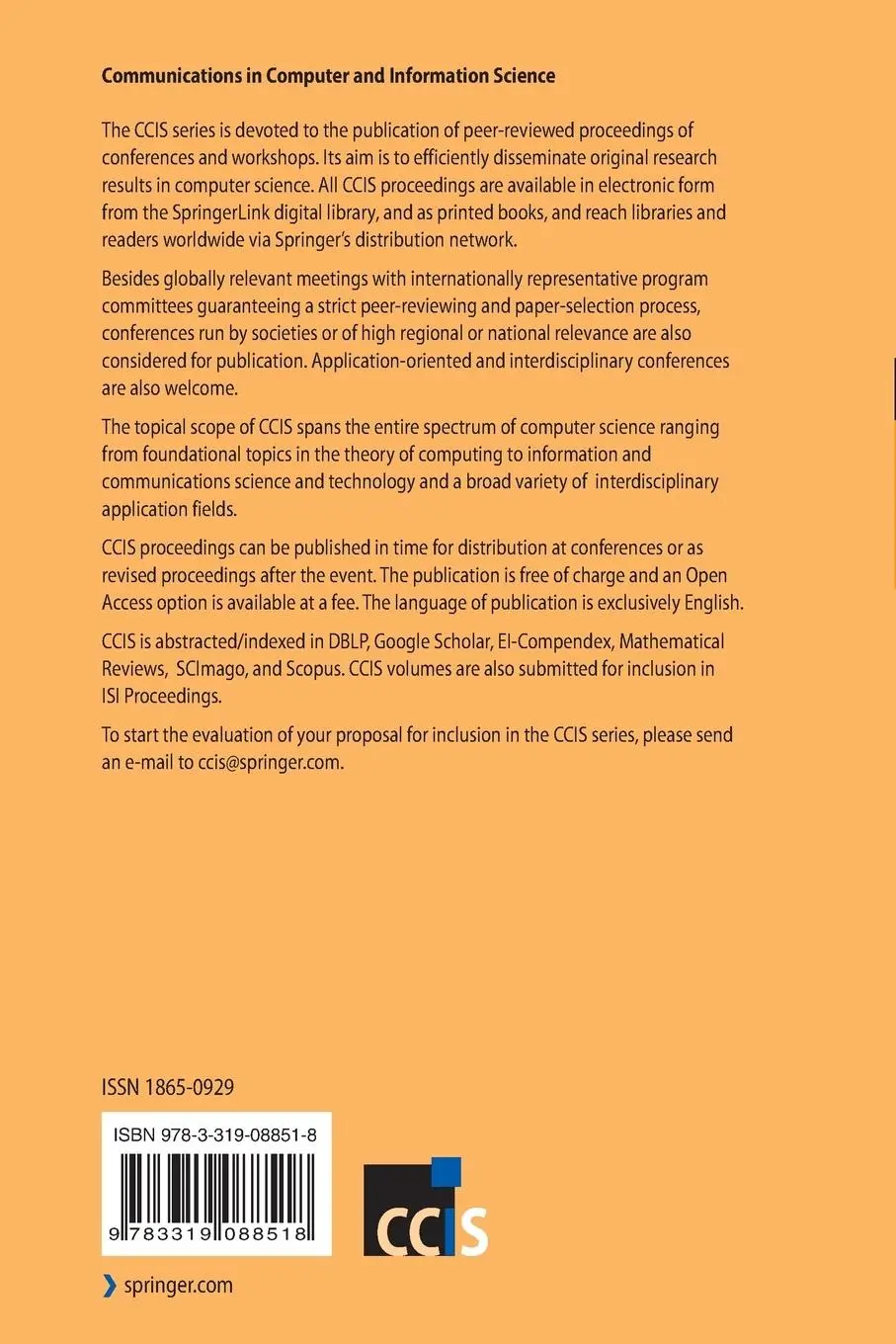 Rückseite: 9783319088518 | Information Processing and Management of Uncertainty | Laurent (u. a.)