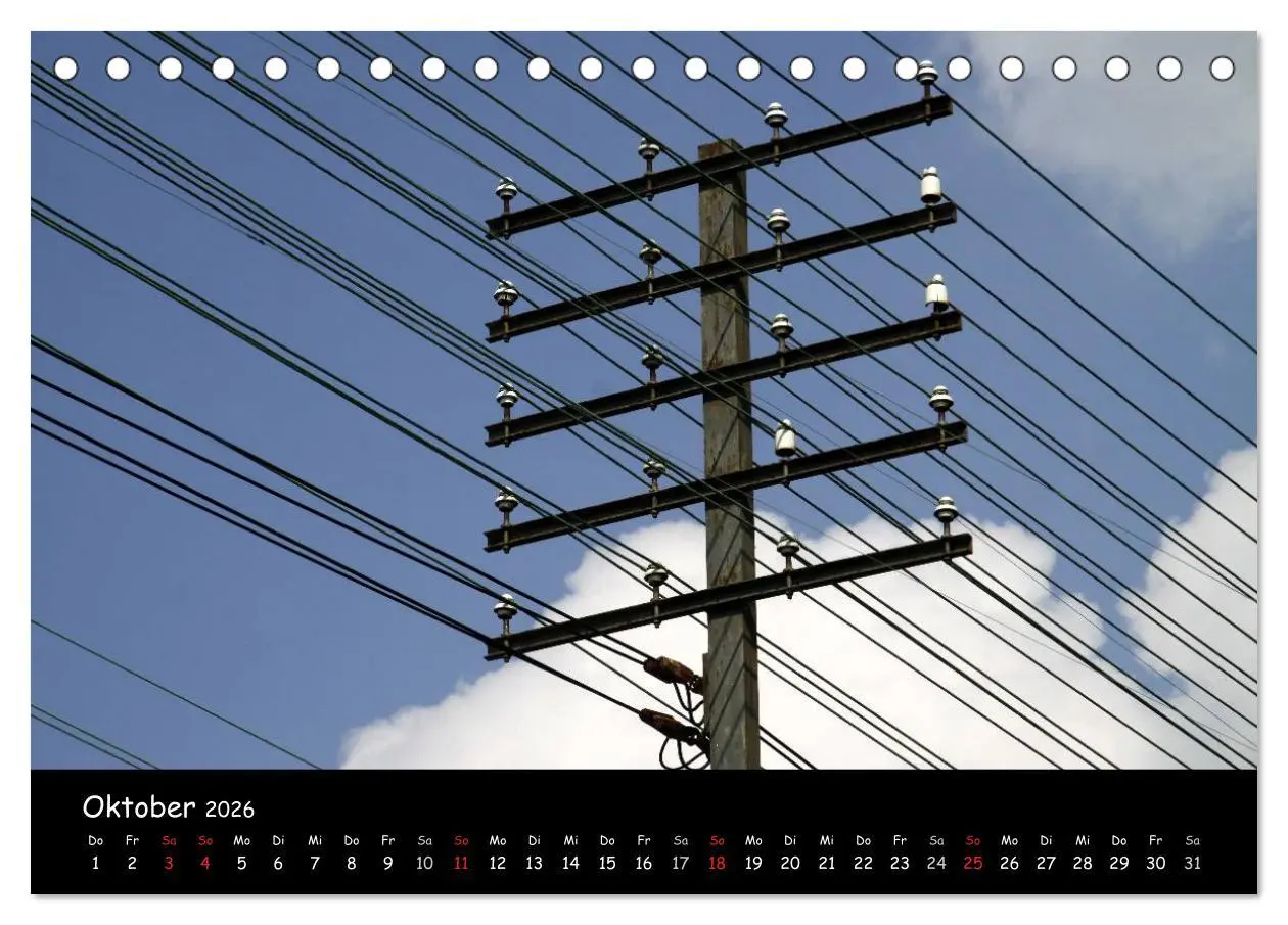 Bild: 9783516168518 | Unter Strom (Tischkalender 2026 DIN A5 quer), CALVENDO Monatskalender