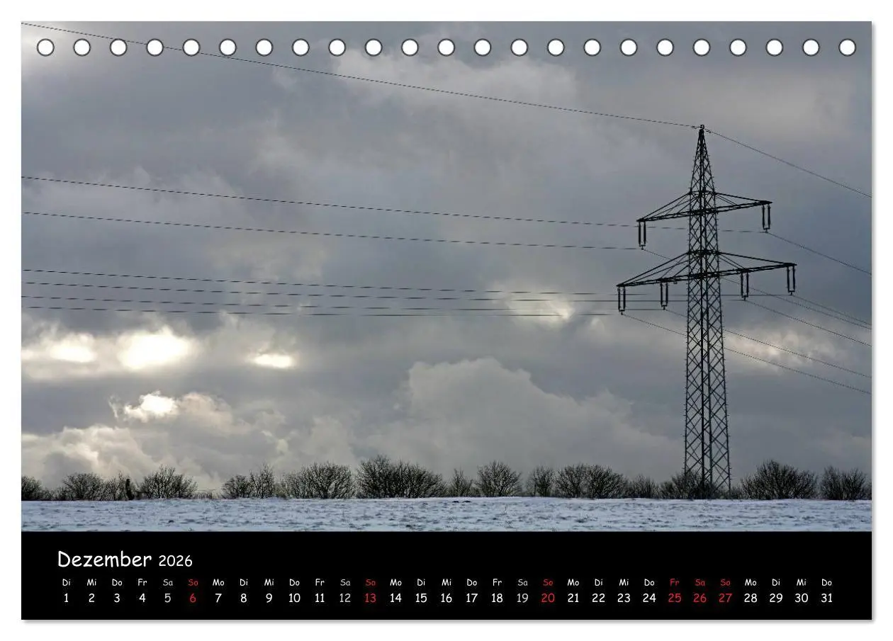 Bild: 9783516168518 | Unter Strom (Tischkalender 2026 DIN A5 quer), CALVENDO Monatskalender