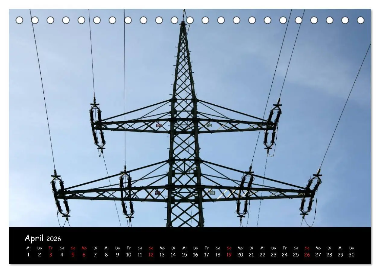 Bild: 9783516168518 | Unter Strom (Tischkalender 2026 DIN A5 quer), CALVENDO Monatskalender
