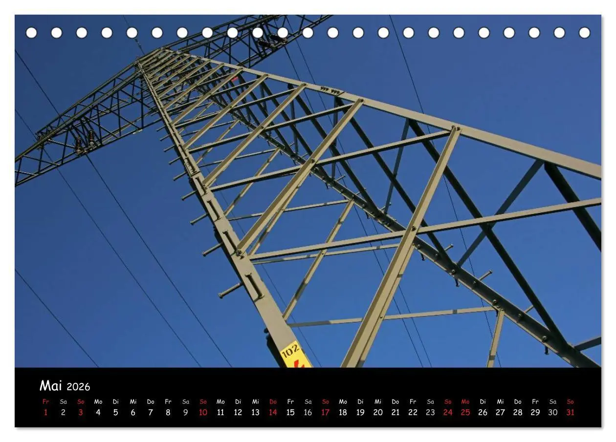Bild: 9783516168518 | Unter Strom (Tischkalender 2026 DIN A5 quer), CALVENDO Monatskalender