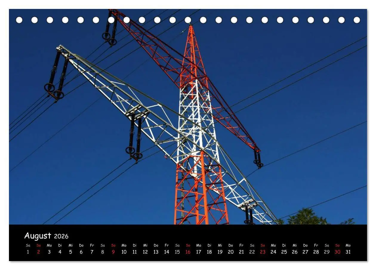 Bild: 9783516168518 | Unter Strom (Tischkalender 2026 DIN A5 quer), CALVENDO Monatskalender