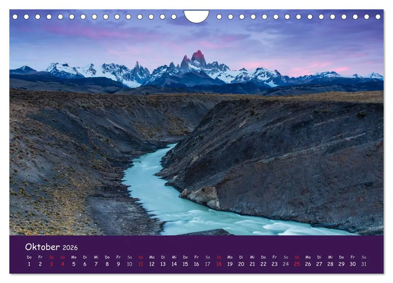 Bild: 9783516238518 | Patagonien 2026 - Traumziel in den Anden (Wandkalender 2026 DIN A4...