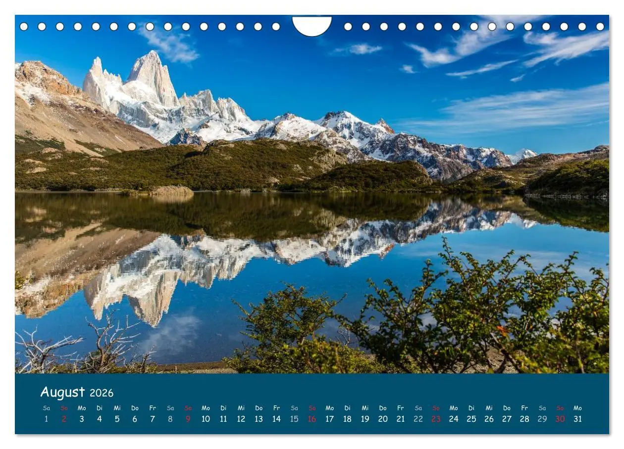Bild: 9783516238518 | Patagonien 2026 - Traumziel in den Anden (Wandkalender 2026 DIN A4...