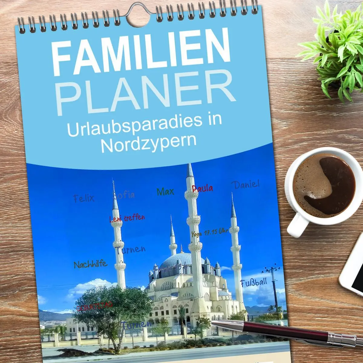 Bild: 9783516618518 | Familienplaner 2026 - Urlaubsparadies in Nordzypern mit 5 Spalten...