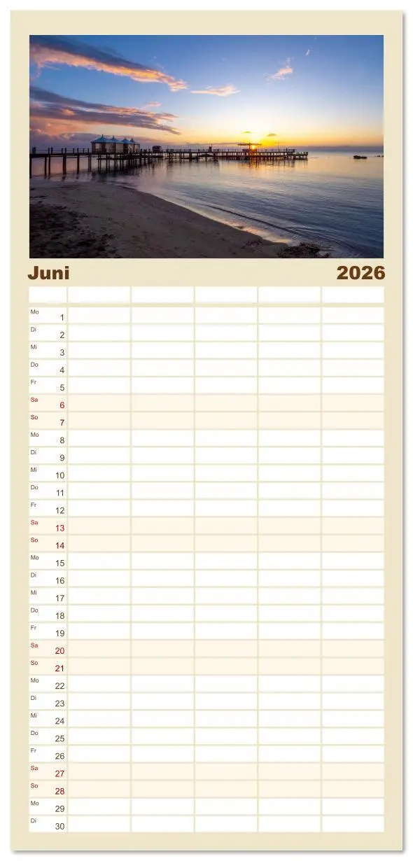Bild: 9783516618518 | Familienplaner 2026 - Urlaubsparadies in Nordzypern mit 5 Spalten...