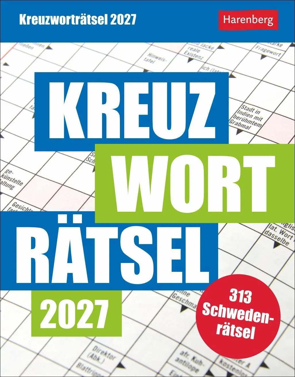 Cover: 9783840038518 | Kreuzworträtsel Tagesabreißkalender 2027 | Stefan Krüger | Kalender