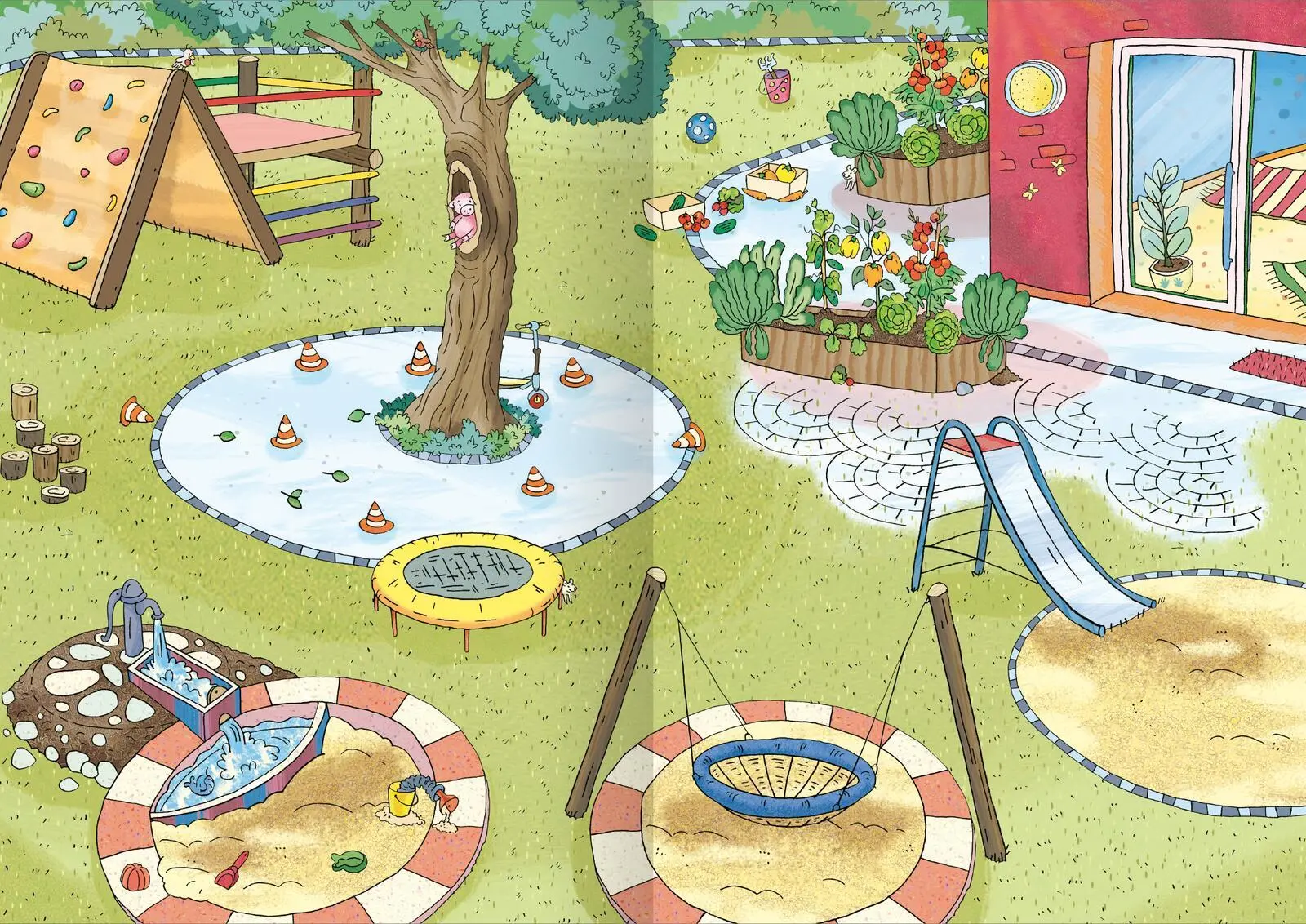 Bild: 9783845848518 | Mein Stickerheft - Kindergarten | Über 400 Sticker | Maja Wagner