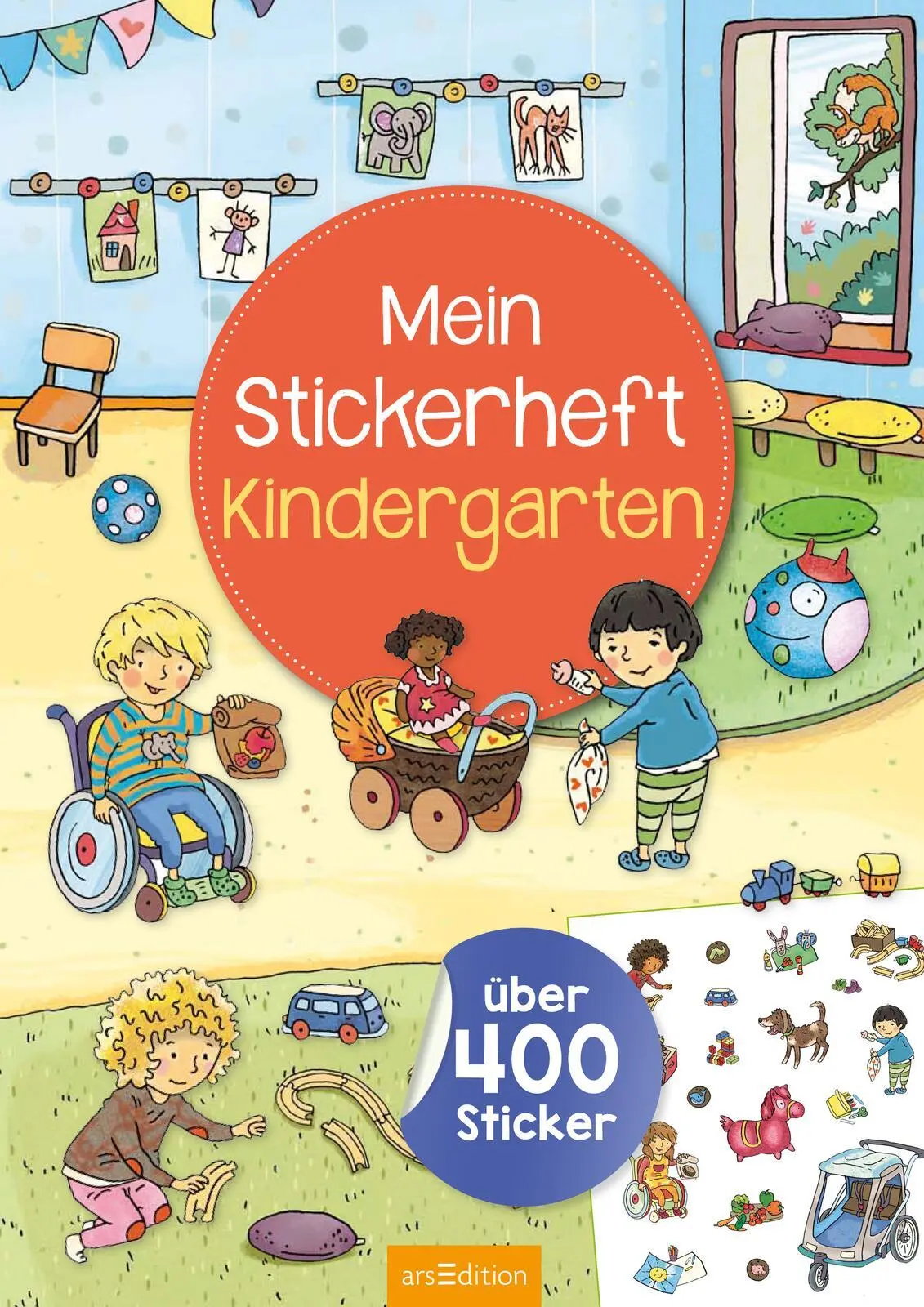 Bild: 9783845848518 | Mein Stickerheft - Kindergarten | Über 400 Sticker | Maja Wagner