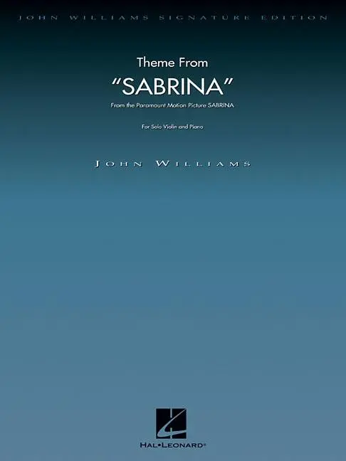 Cover: 9780793598618 | Theme from Sabrina | Violin and Piano | John Williams | Broschüre