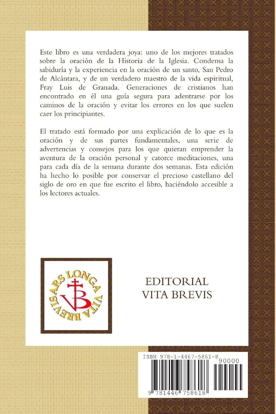 Rückseite: 9781446758618 | Tratado de la oración y la meditación | San Pedro de Alcántara (u. a.)