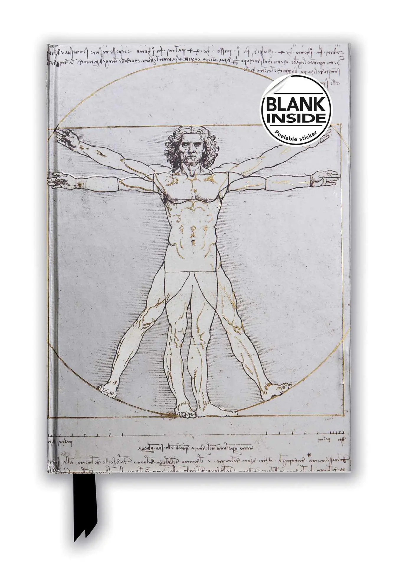 Cover: 9781787558618 | Leonardo Da Vinci: Vitruvian Man (Foiled Blank Journal) | Publishing