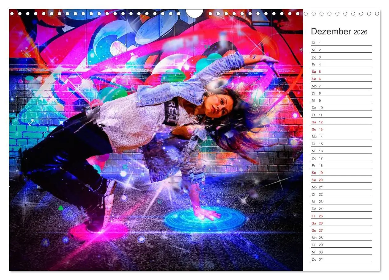 Bild: 9783457998618 | Break Dance (Wandkalender 2026 DIN A3 quer), CALVENDO Monatskalender