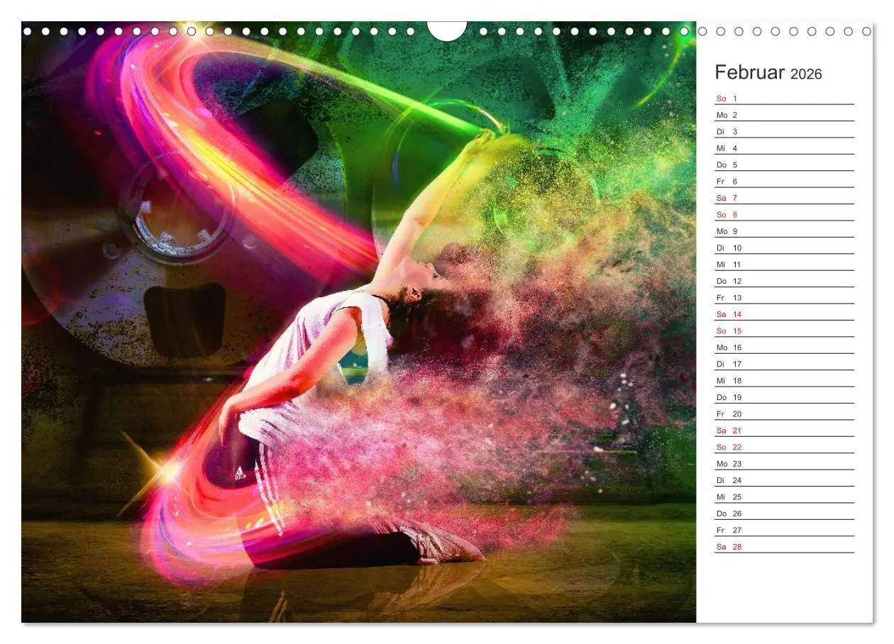 Bild: 9783457998618 | Break Dance (Wandkalender 2026 DIN A3 quer), CALVENDO Monatskalender