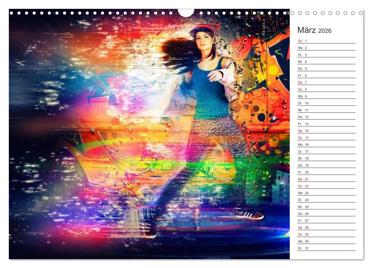 Bild: 9783457998618 | Break Dance (Wandkalender 2026 DIN A3 quer), CALVENDO Monatskalender