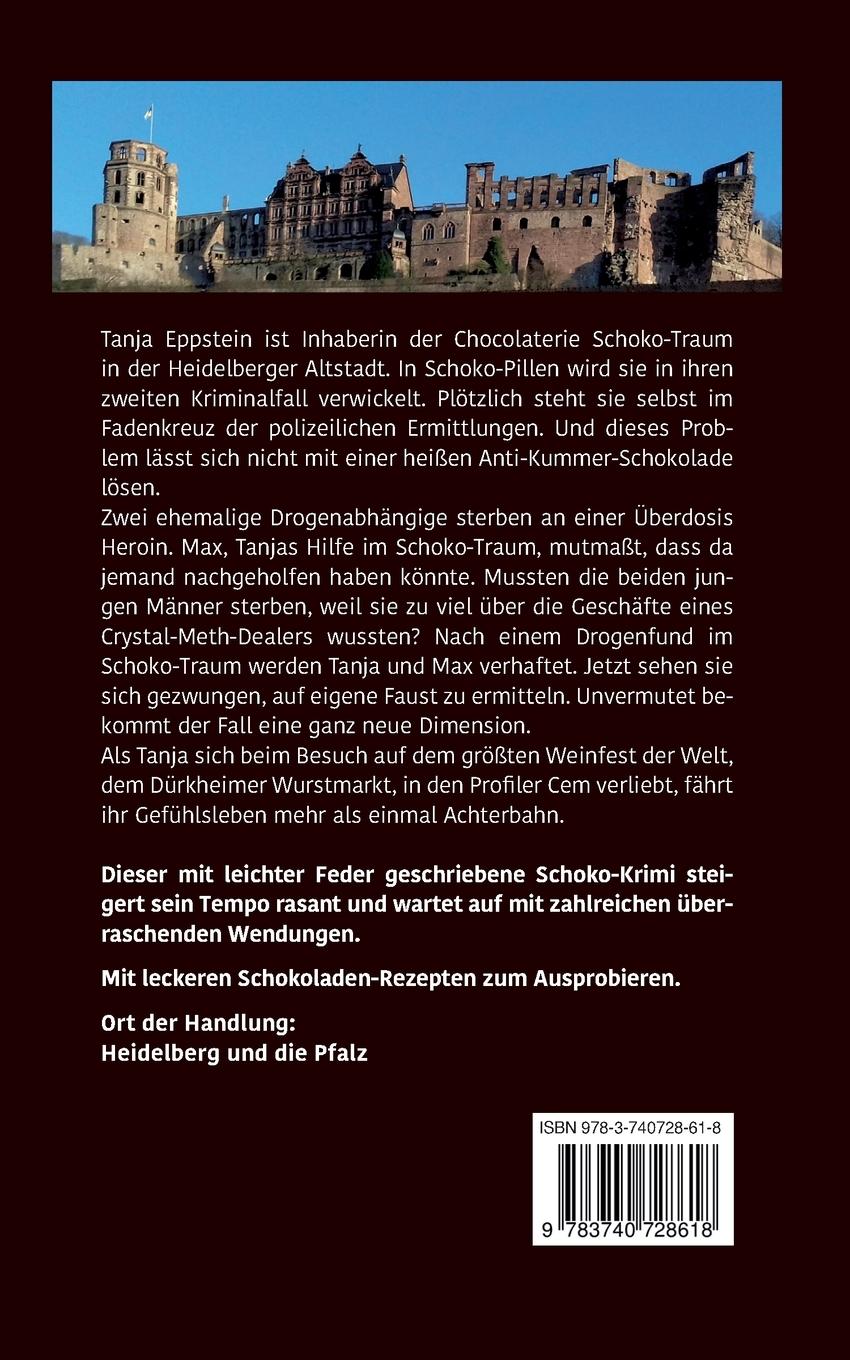 Rückseite: 9783740728618 | Schoko-Pillen | Kriminalroman | Petra Scheuermann | Taschenbuch | 2019