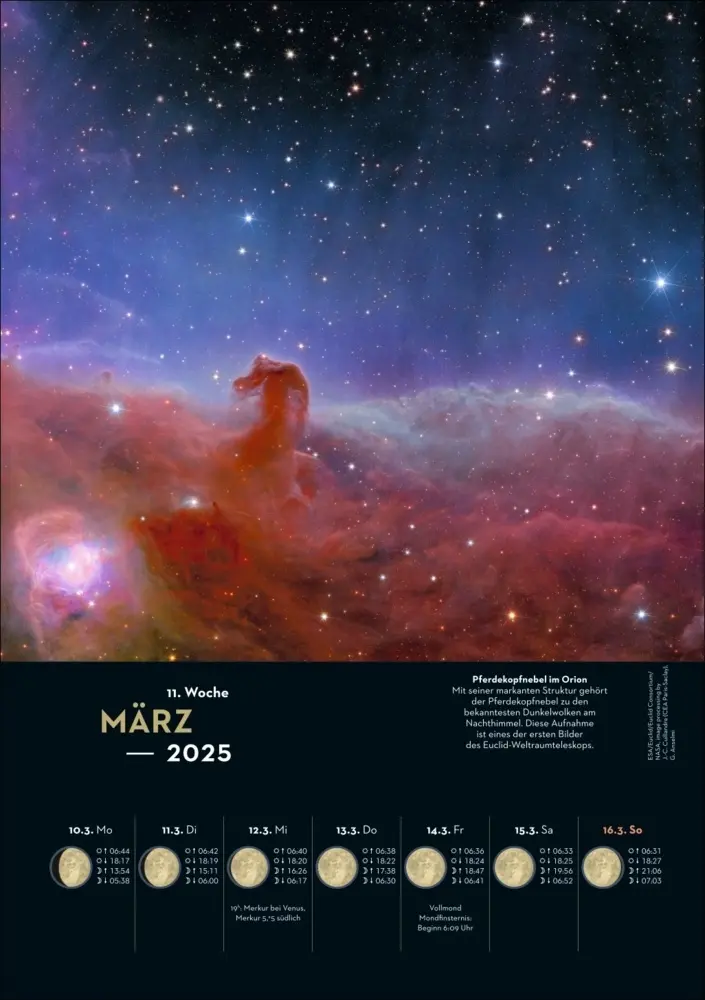 Bild: 9783840028618 | KOSMOS Himmelsjahr 2025 | Hans-Ulrich Keller | Kalender | Deutsch