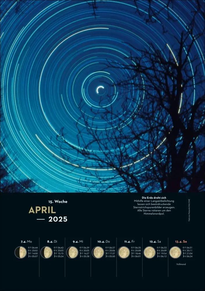 Bild: 9783840028618 | KOSMOS Himmelsjahr 2025 | Hans-Ulrich Keller | Kalender | Deutsch