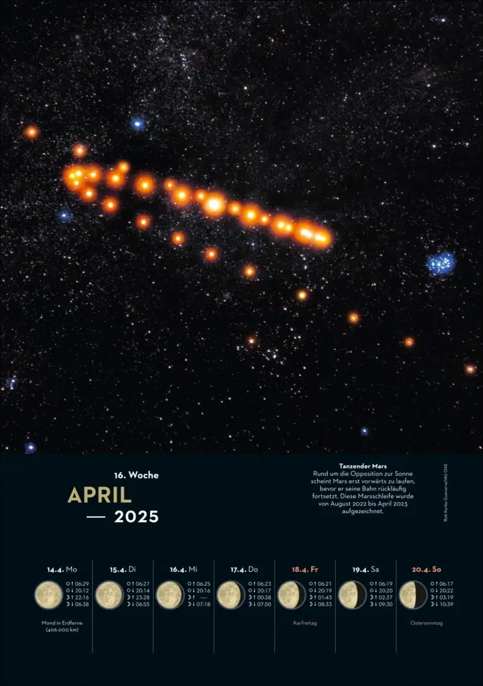 Bild: 9783840028618 | KOSMOS Himmelsjahr 2025 | Hans-Ulrich Keller | Kalender | Deutsch