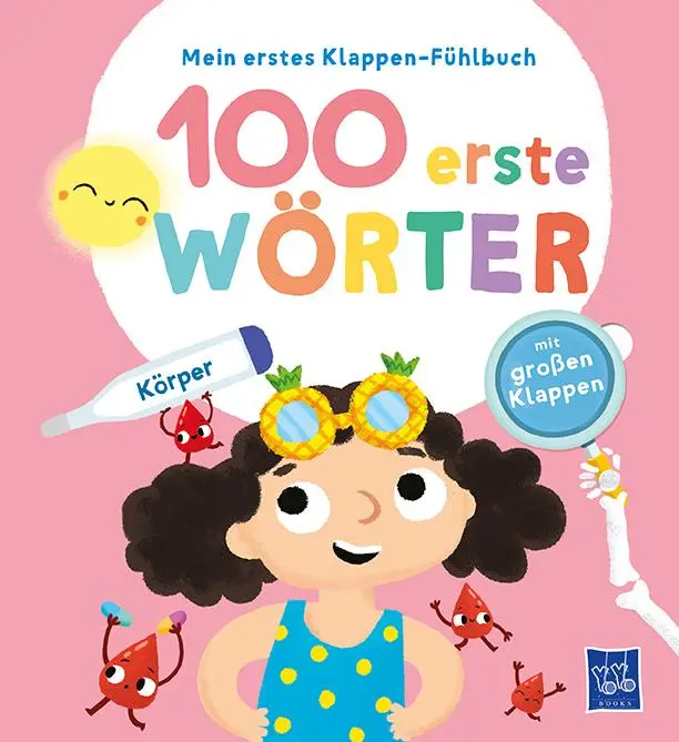 Cover: 9789464228618 | Mein erstes Klappen-Fühlbuch - 100 erste Wörter - Körper | Colubeva