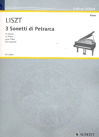 Cover: 9790001168618 | 3 Sonetti di Petrarca | Franz Liszt | Buch | 2009 | Schott Music