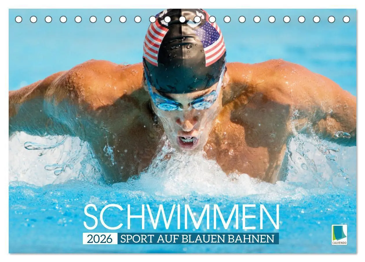 Cover: 9783457508718 | Schwimmen: Sport auf blauen Bahnen (Tischkalender 2026 DIN A5...