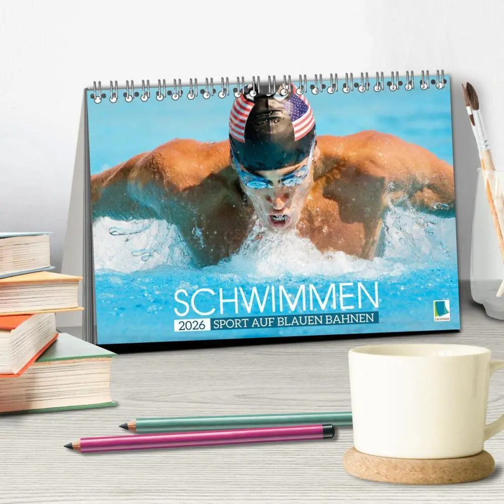 Bild: 9783457508718 | Schwimmen: Sport auf blauen Bahnen (Tischkalender 2026 DIN A5...