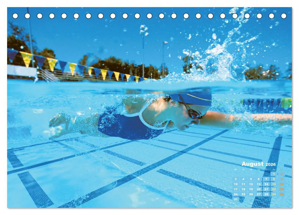 Bild: 9783457508718 | Schwimmen: Sport auf blauen Bahnen (Tischkalender 2026 DIN A5...