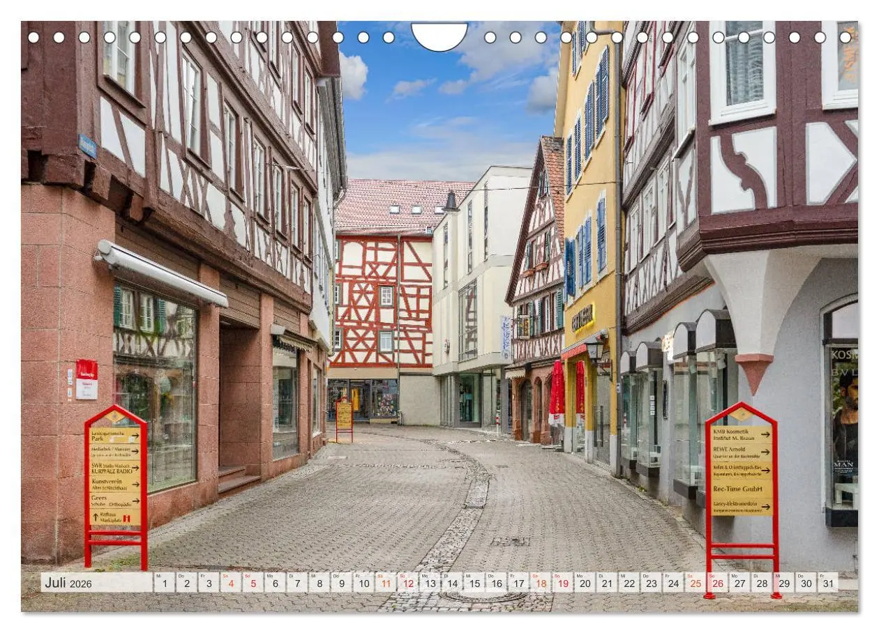 Bild: 9783457748718 | Mosbach Impressionen (Wandkalender 2026 DIN A4 quer), CALVENDO...