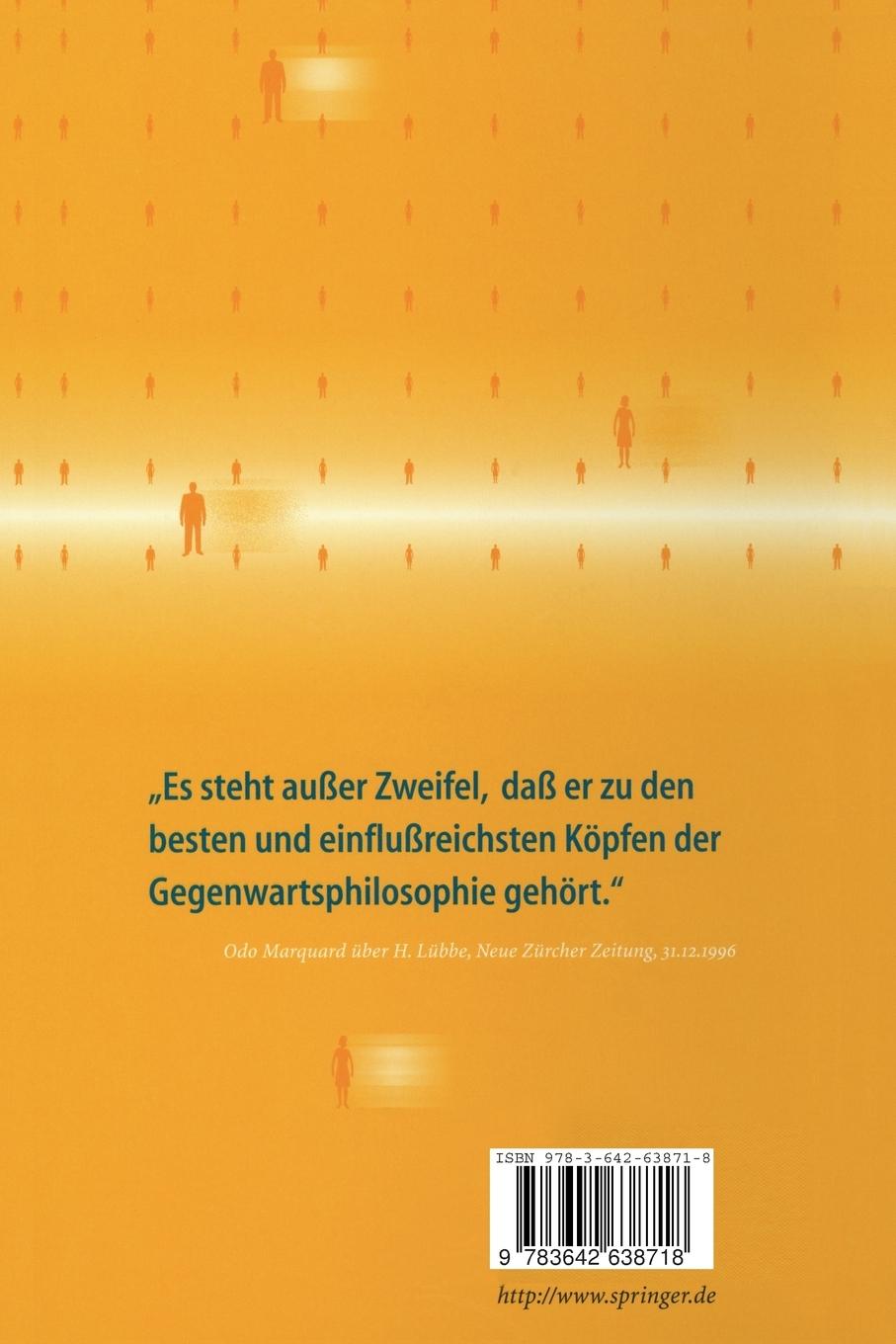Rückseite: 9783642638718 | Modernisierung und Folgelasten | Hermann Lübbe | Taschenbuch | xiii