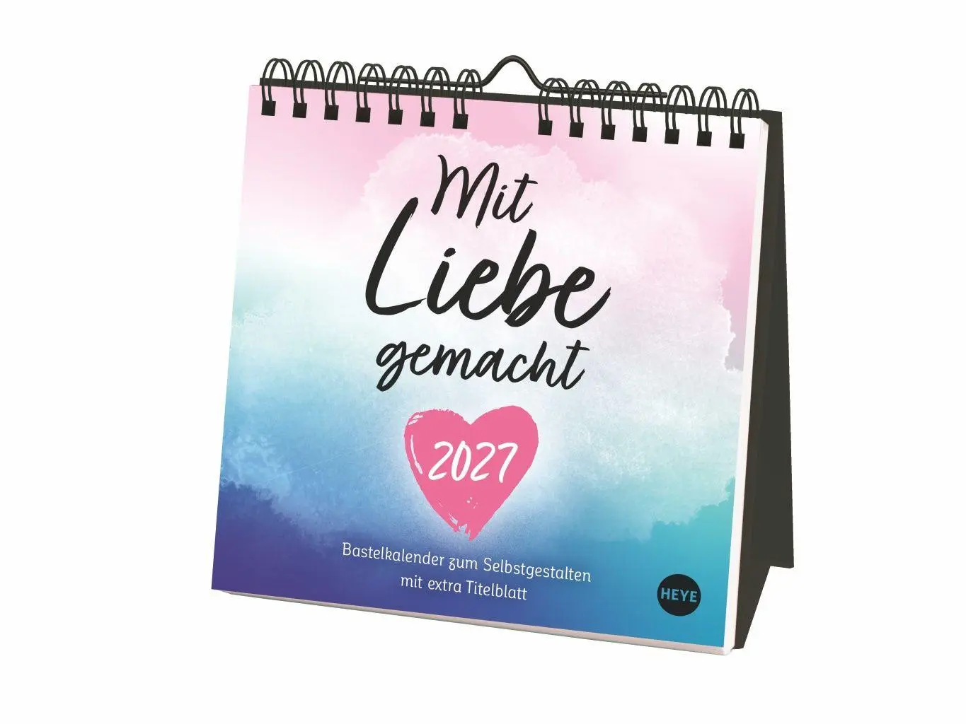 Cover: 9783756418718 | Kreativkalender zum Aufstellen Mit Liebe gemacht 2027 | Kalender