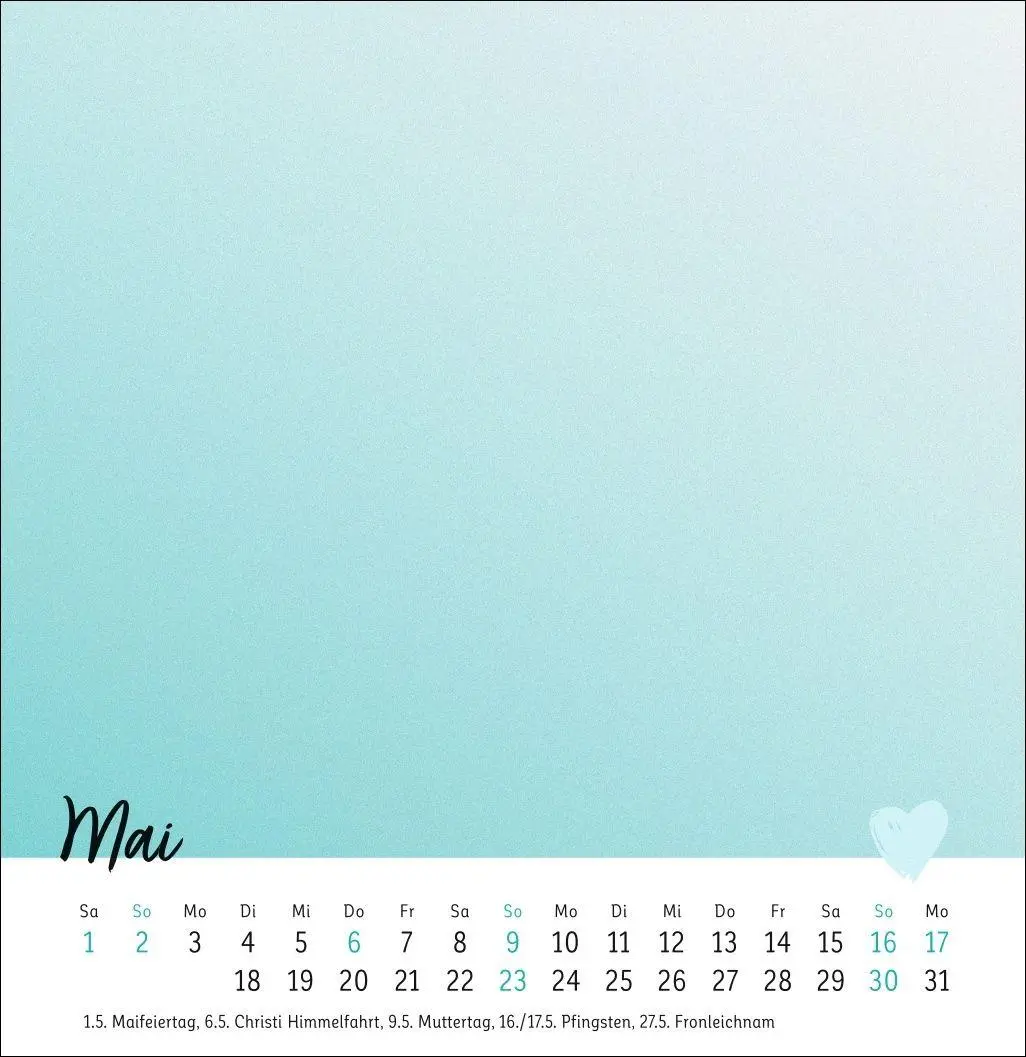 Bild: 9783756418718 | Kreativkalender zum Aufstellen Mit Liebe gemacht 2027 | Kalender