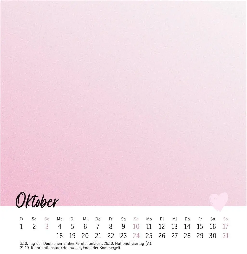 Bild: 9783756418718 | Kreativkalender zum Aufstellen Mit Liebe gemacht 2027 | Kalender