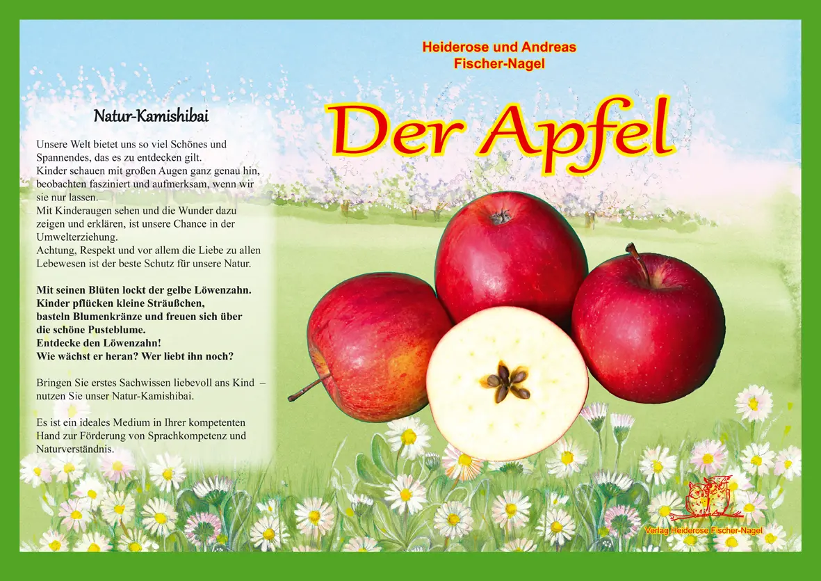 Cover: 9783930038718 | Naturkamishibai - Der Apfel | Heiderose Fischer-Nagel (u. a.) | Box