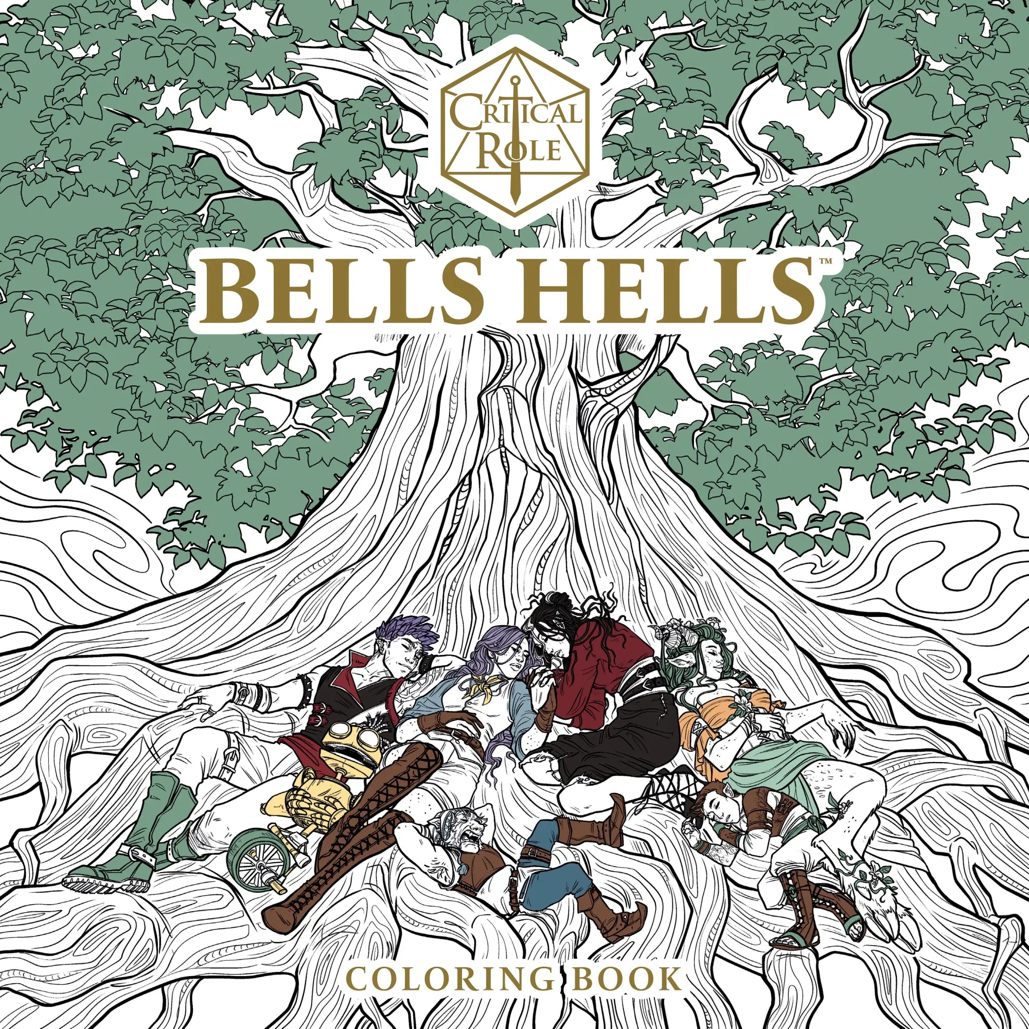 Cover: 9781506748818 | Critical Role: Bells Hells Coloring Book | Selina Espiritu | Buch