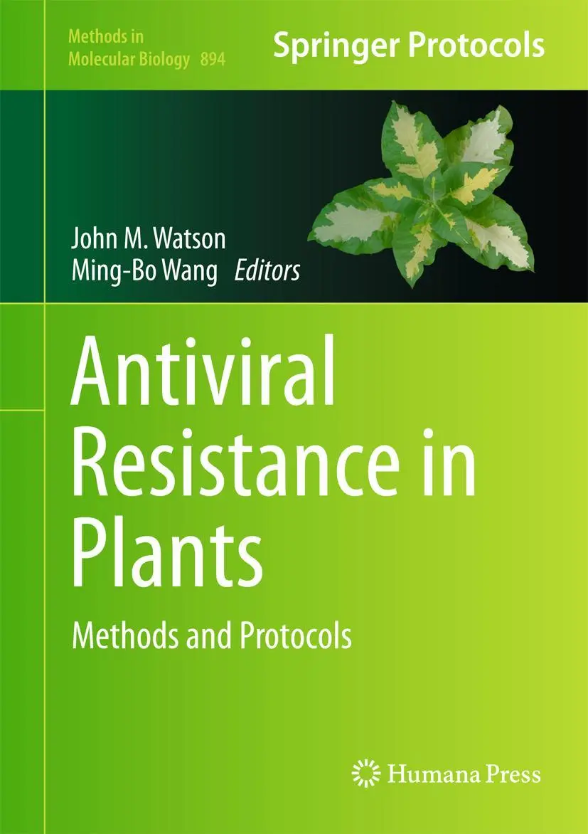 Cover: 9781617798818 | Antiviral Resistance in Plants | Methods and Protocols | Wang (u. a.)