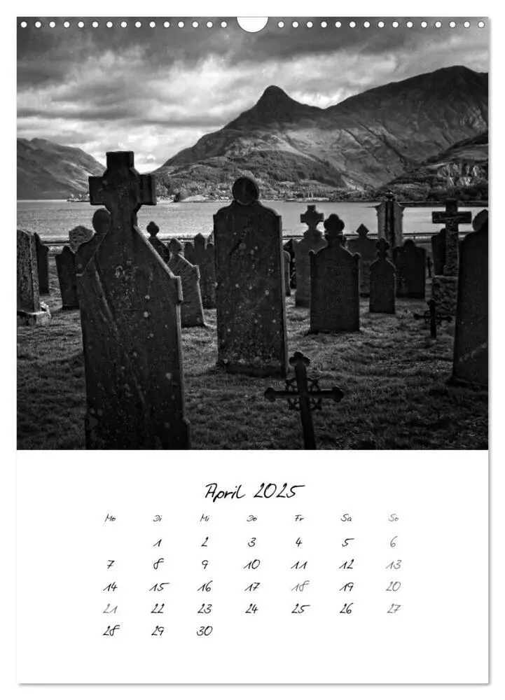 Bild: 9783457048818 | Schottland Monochrom (Wandkalender 2025 DIN A3 hoch), CALVENDO...