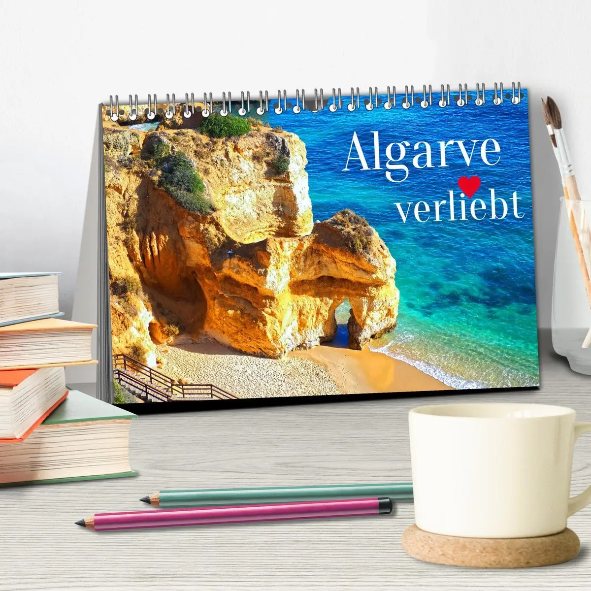 Bild: 9783457598818 | Algarve verliebt (Tischkalender 2026 DIN A5 quer), CALVENDO...