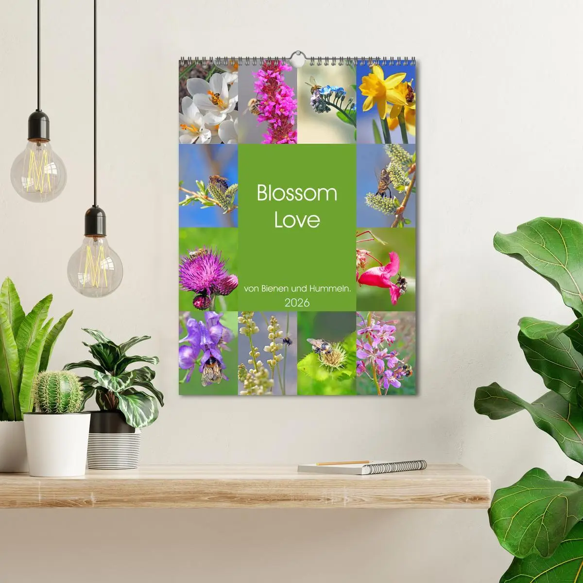 Bild: 9783516378818 | Blossom Love, von Bienen und Hummeln (Wandkalender 2026 DIN A3...